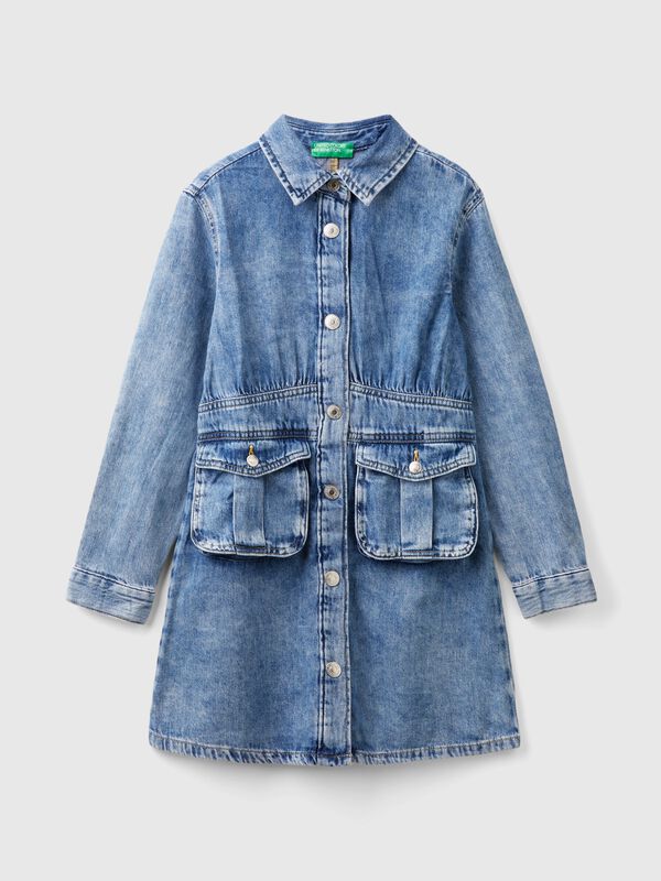 Denim shirt dress Junior Girl