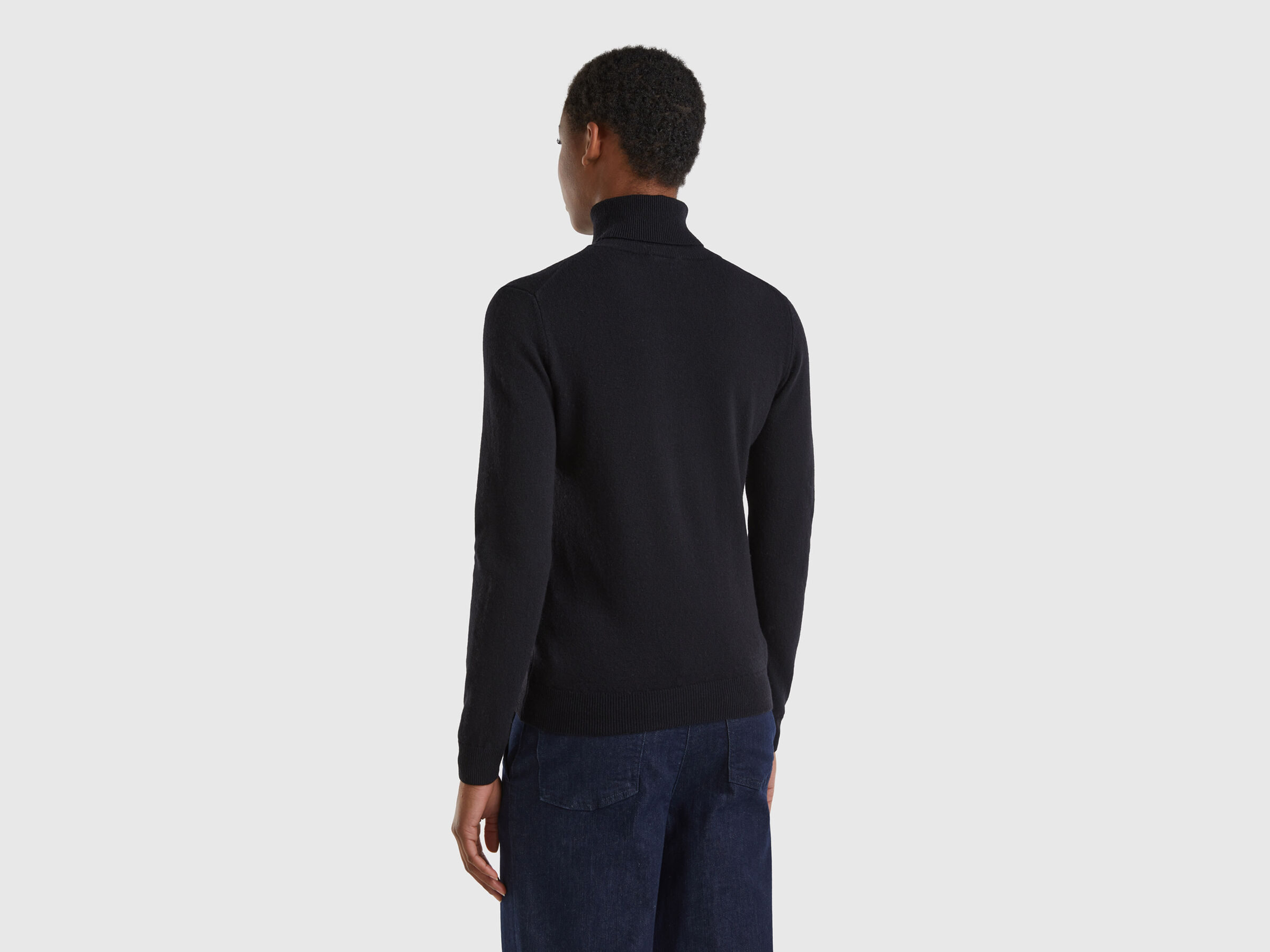Turtleneck sweater in pure virgin wool image number 2