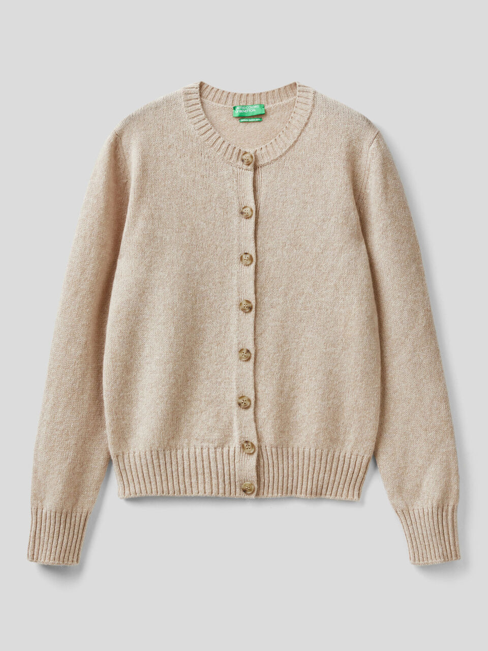 Cardigan in pure Shetland wool image number 1