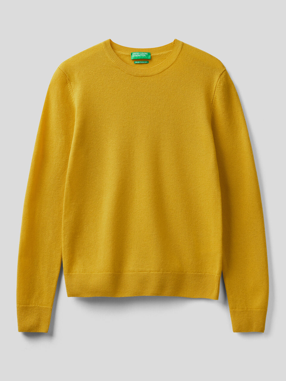 Crew neck sweater in pure virgin wool image number 1