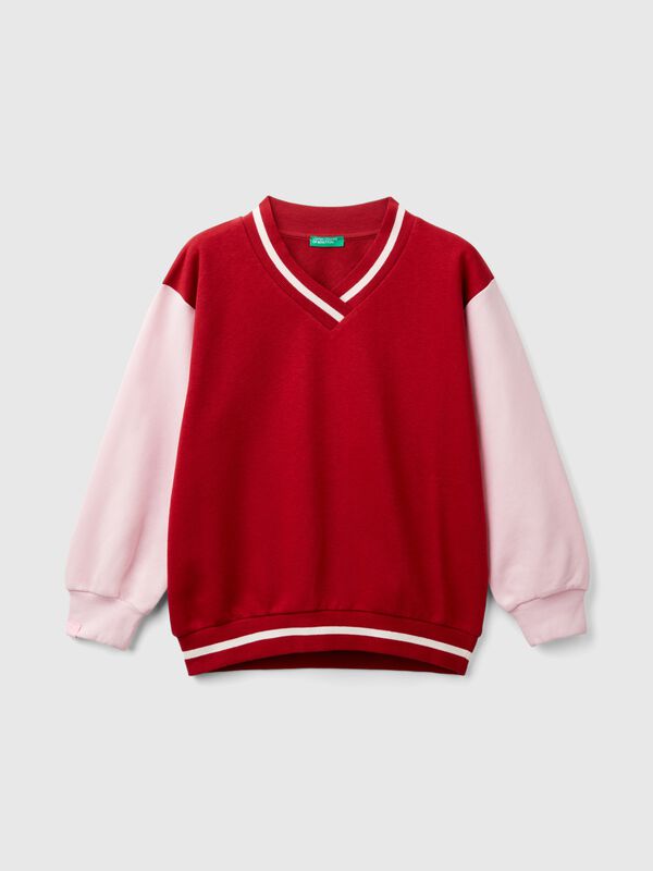 V-neck sweatshirt Junior Girl