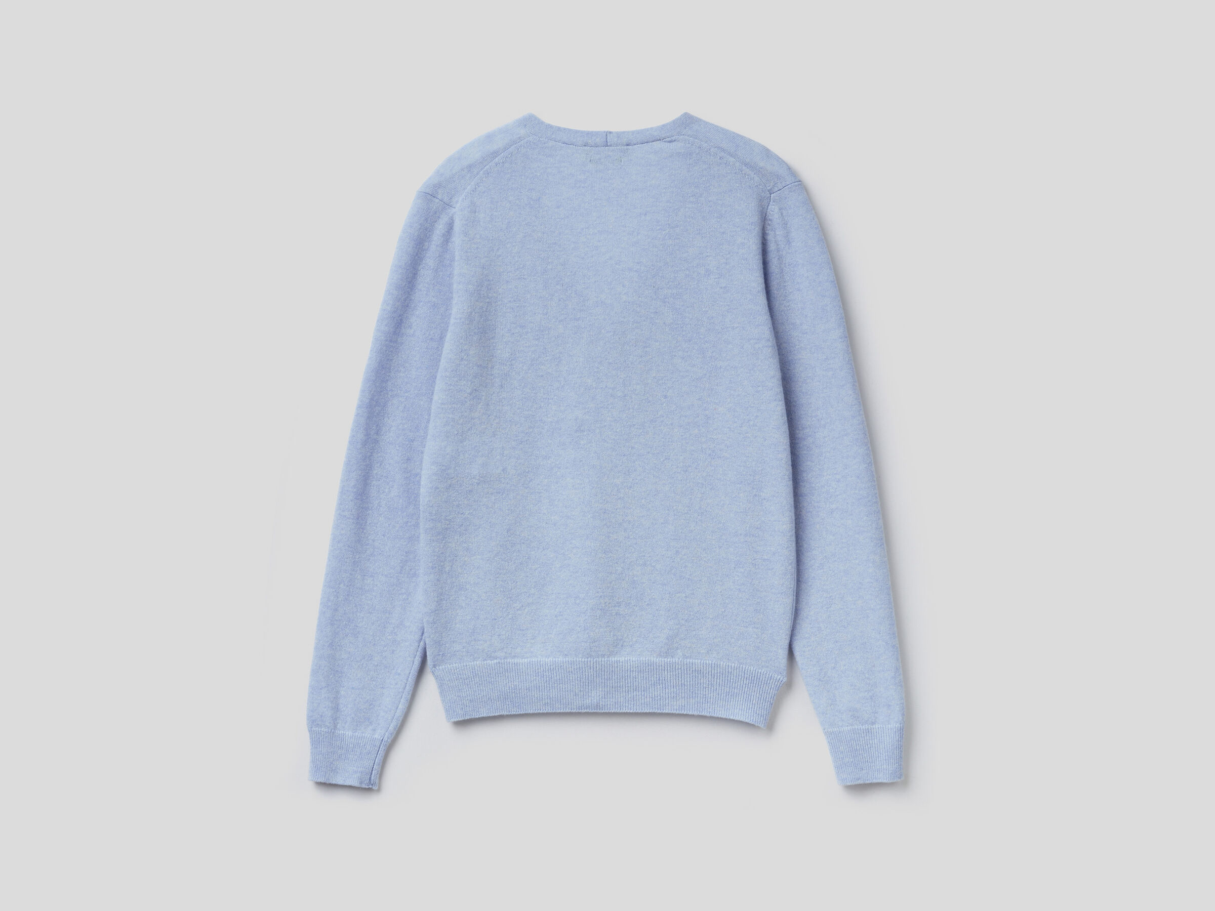 V-neck cardigan in pure virgin wool image number 6