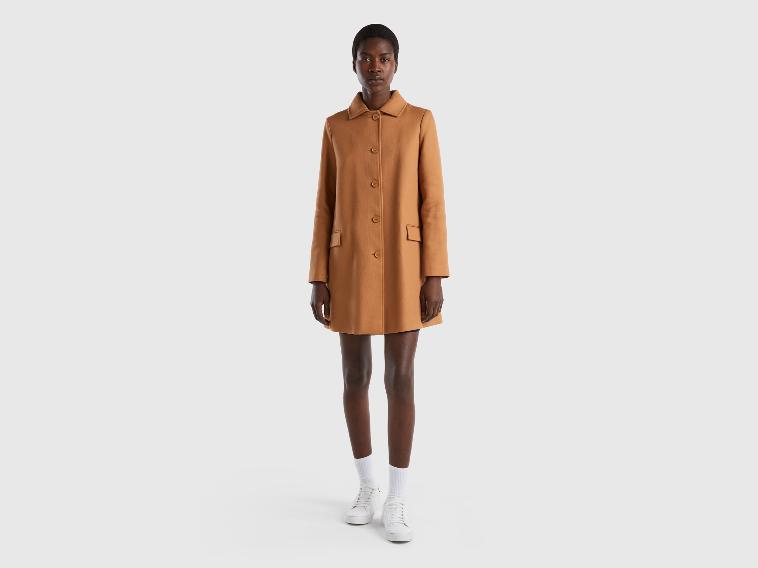 Duster coat in pure cotton