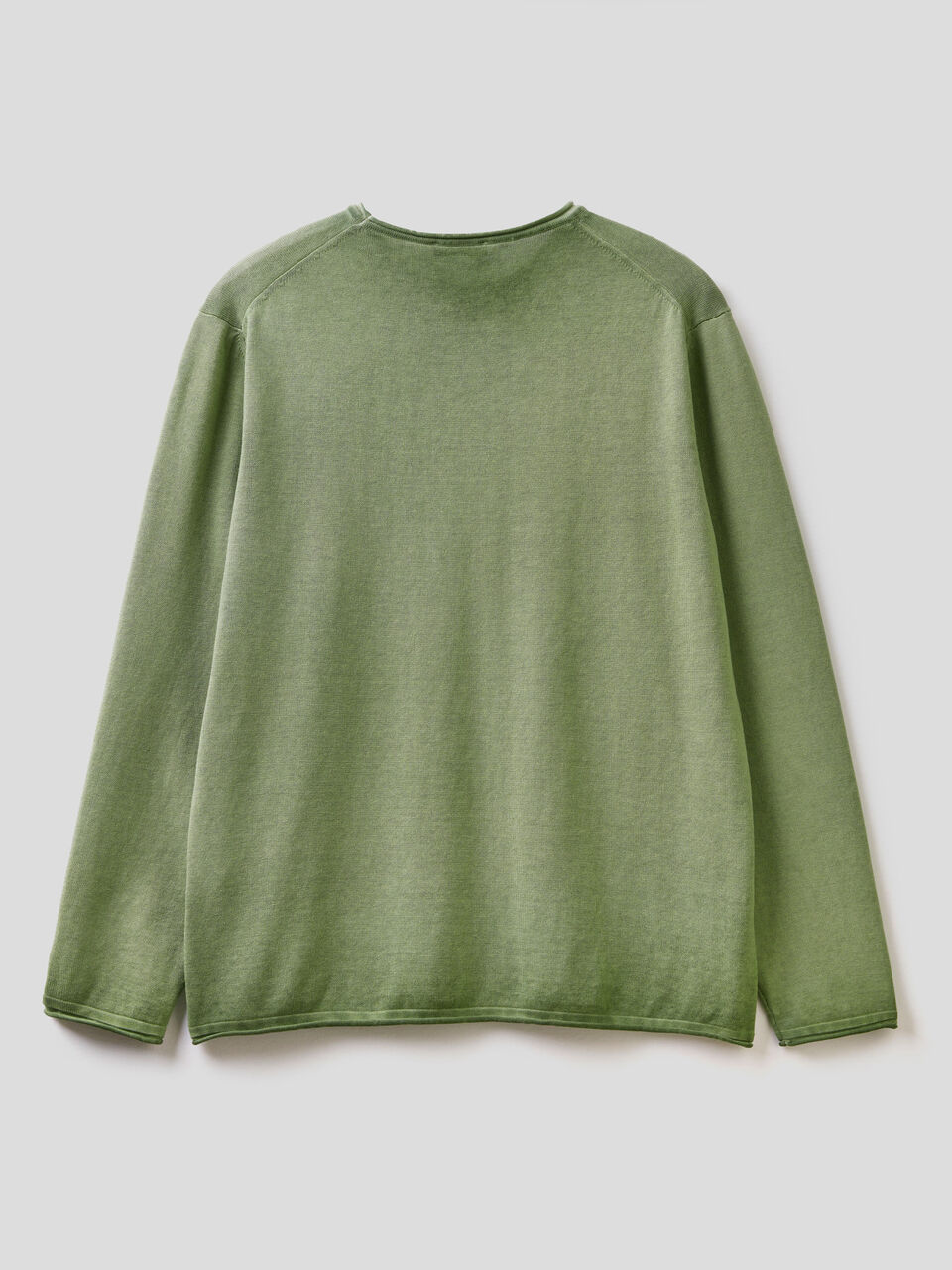 Sweater with raw cut finish image number 2