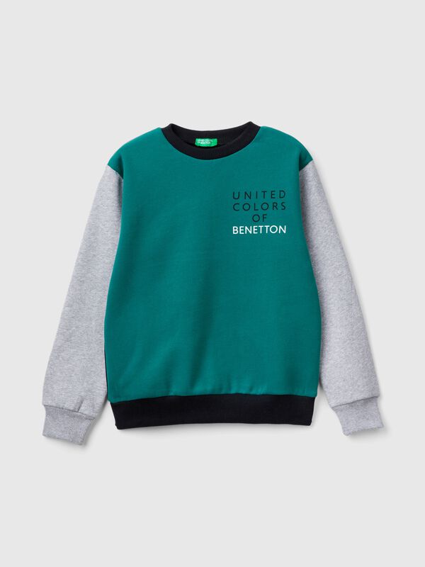 Warm hoodie with logo Junior Boy