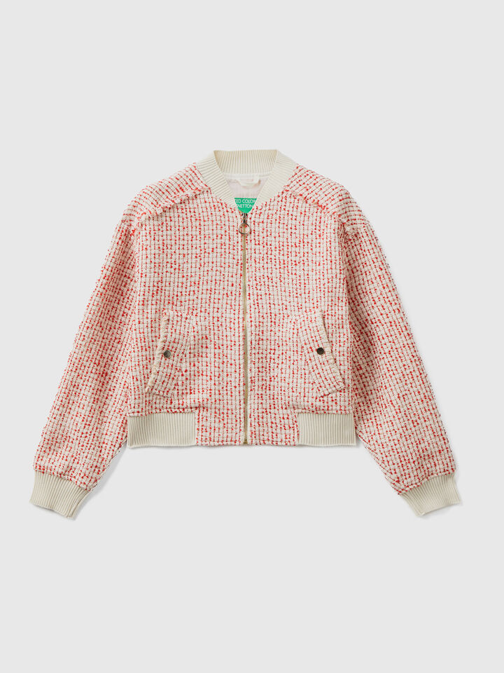Bomber in tweed image number 1