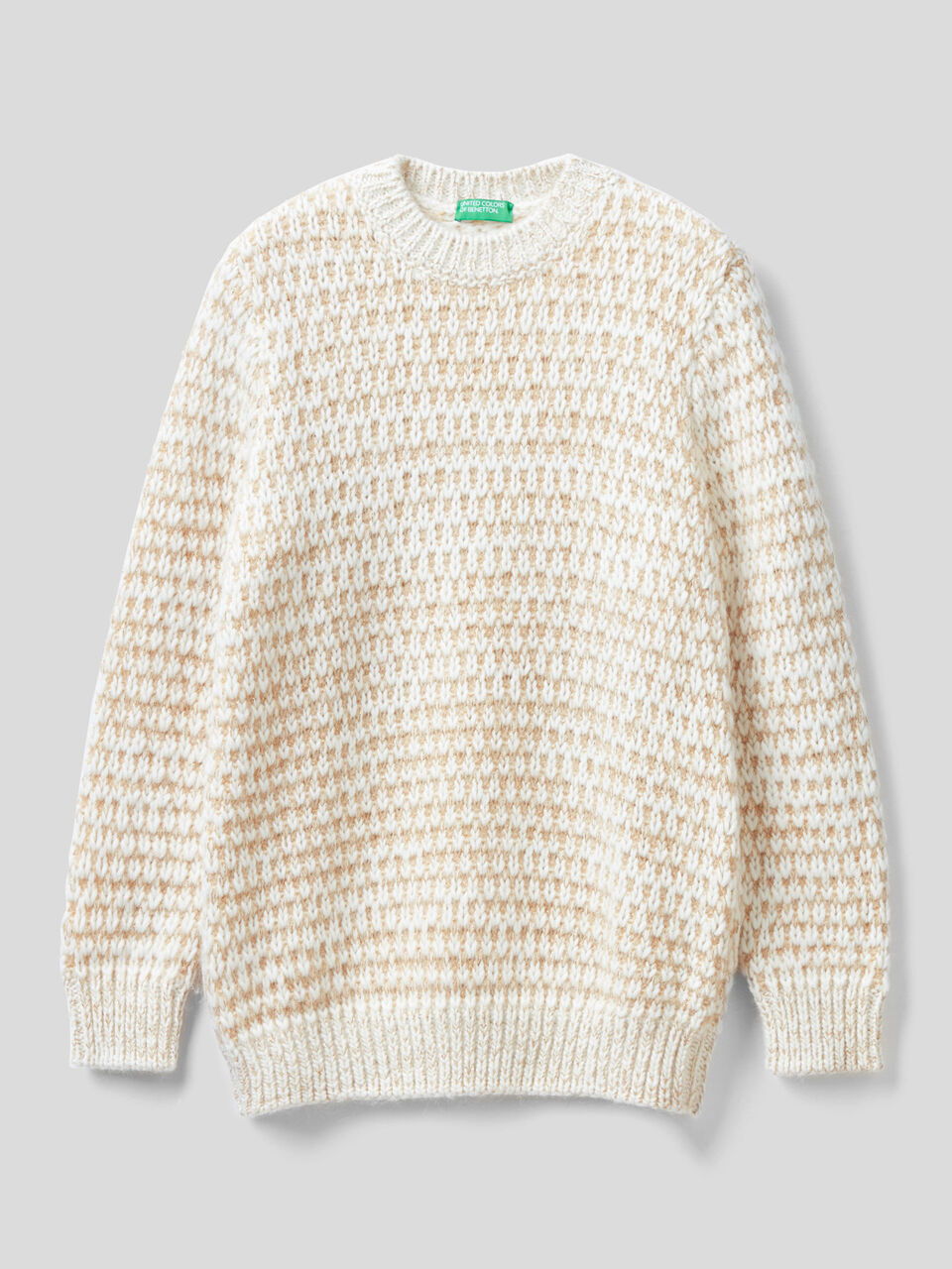 Knit sweater with lurex image number 1