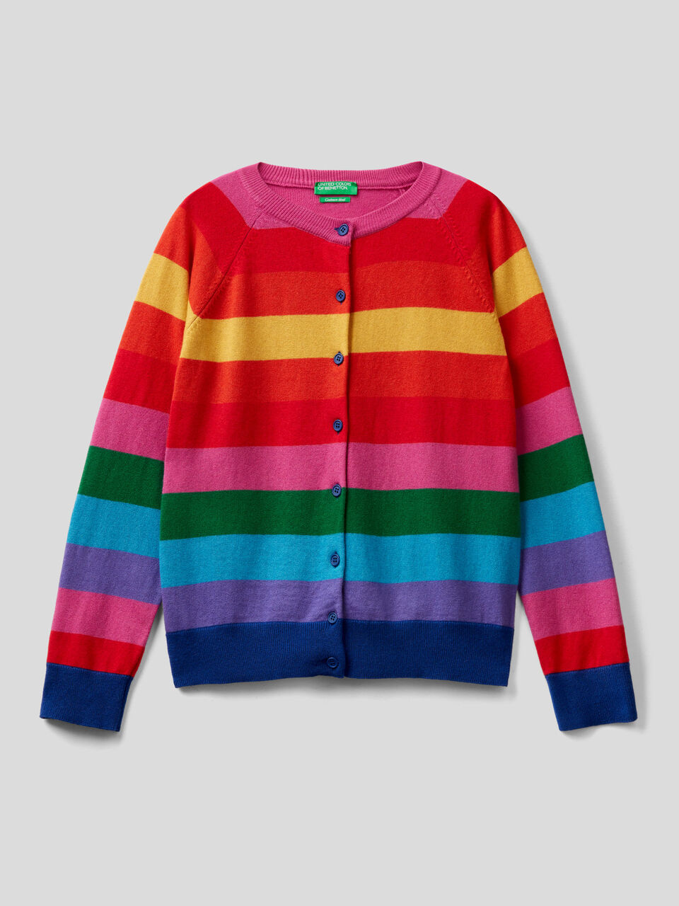 Crew neck cardigan image number 1