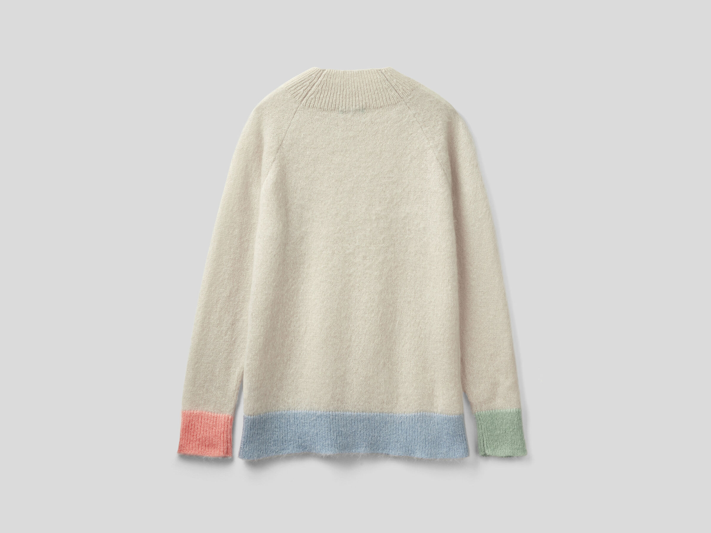 Turtleneck sweater in mohair blend image number 5