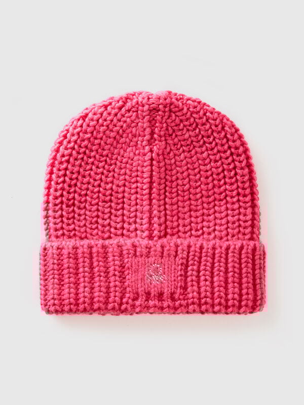 Hat with rhinestone logo Junior Girl
