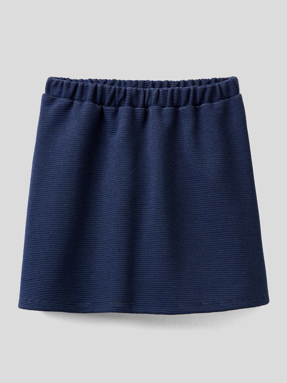 Cotton blend skirt with lurex