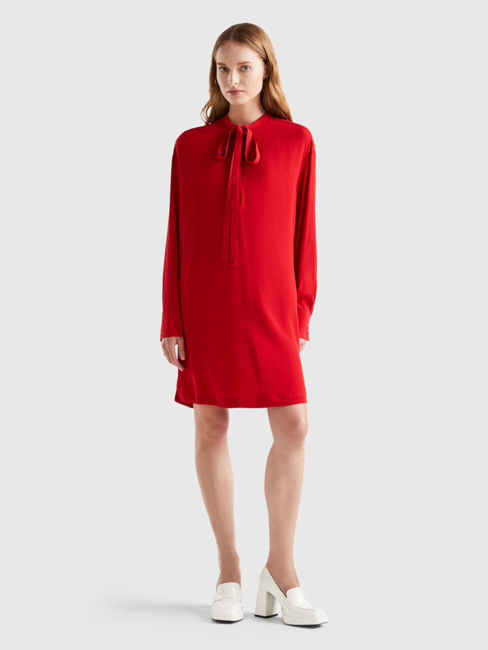 Benetton red dress 2025