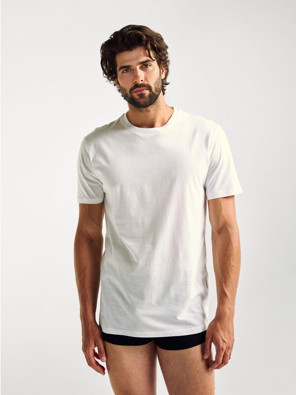 Long fiber cotton t-shirt Men