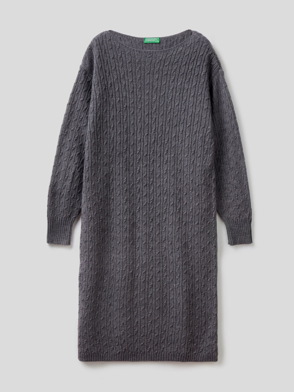 Cable knit midi dress image number 1