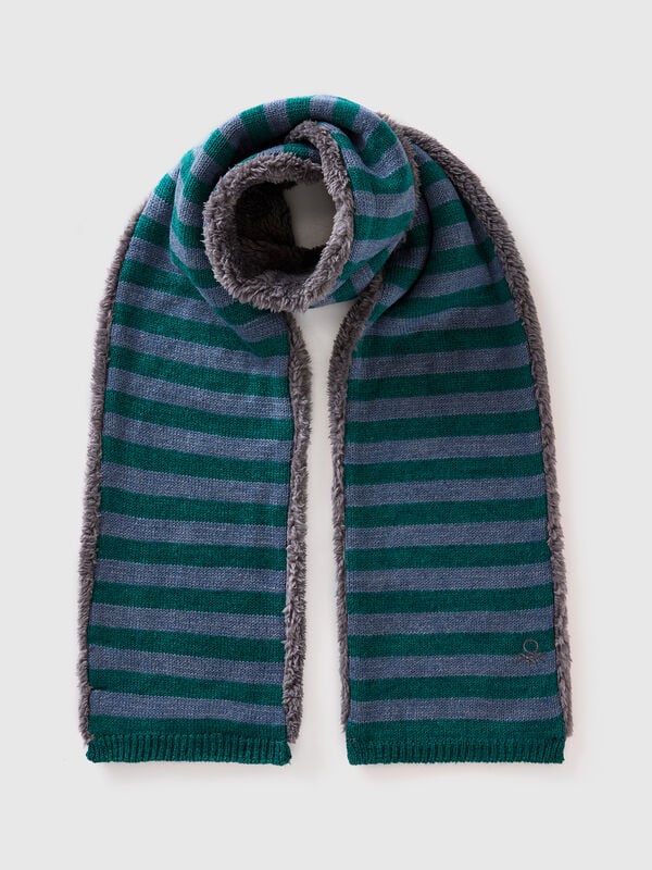 Striped knit scarf Junior Girl