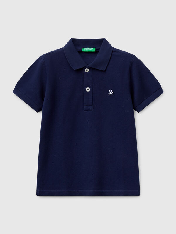 Short sleeve polo in pure cotton Junior Boy