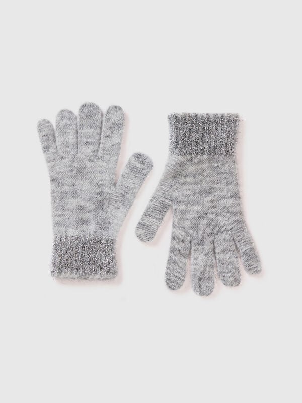 Gloves with lurex Junior Girl