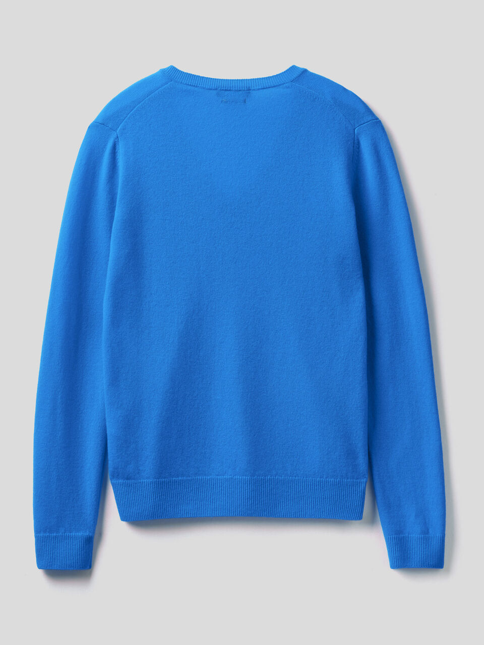 V-neck sweater in pure virgin wool image number 2