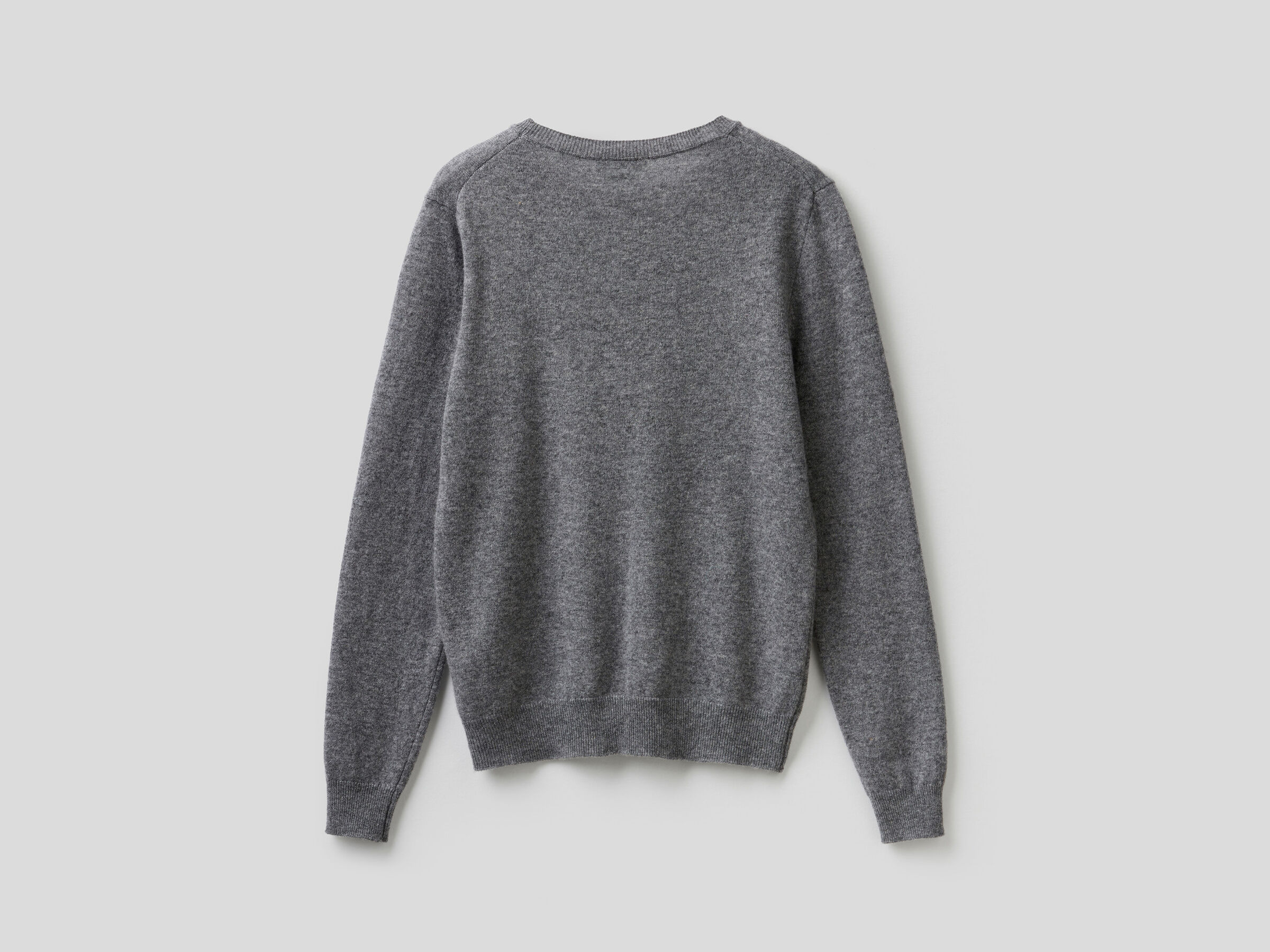 Crew neck sweater in pure virgin wool image number 6