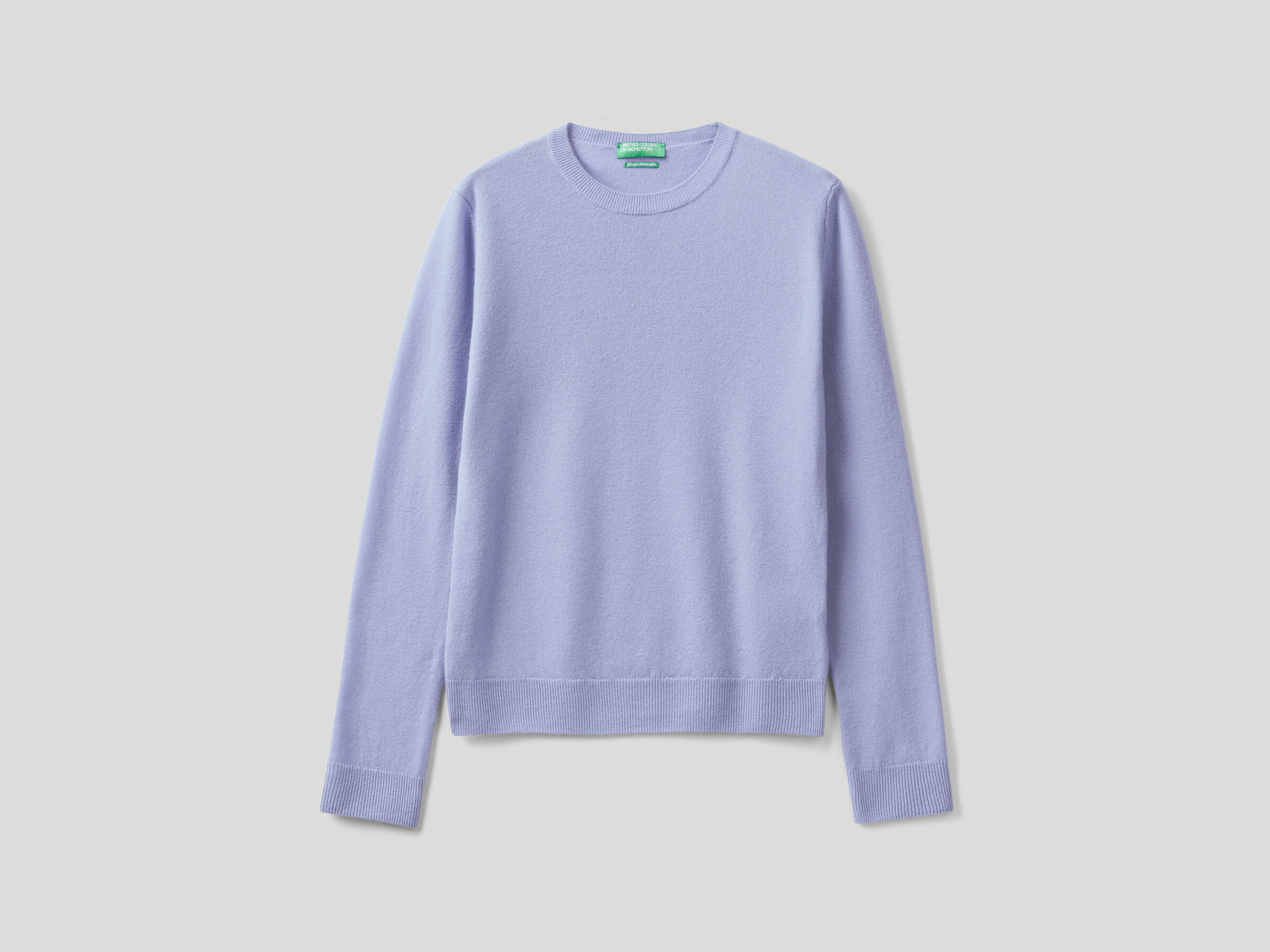 Crew neck sweater in pure virgin wool image number 4