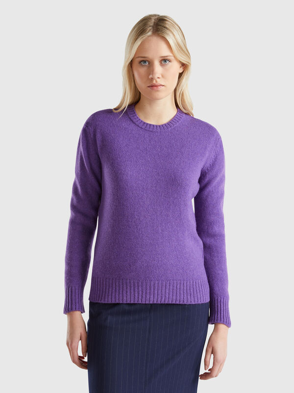 Sweater in pure Shetland wool Women