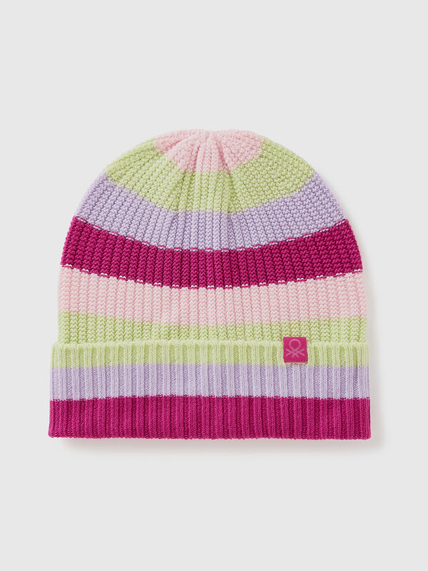 Striped knit hat Junior Boy