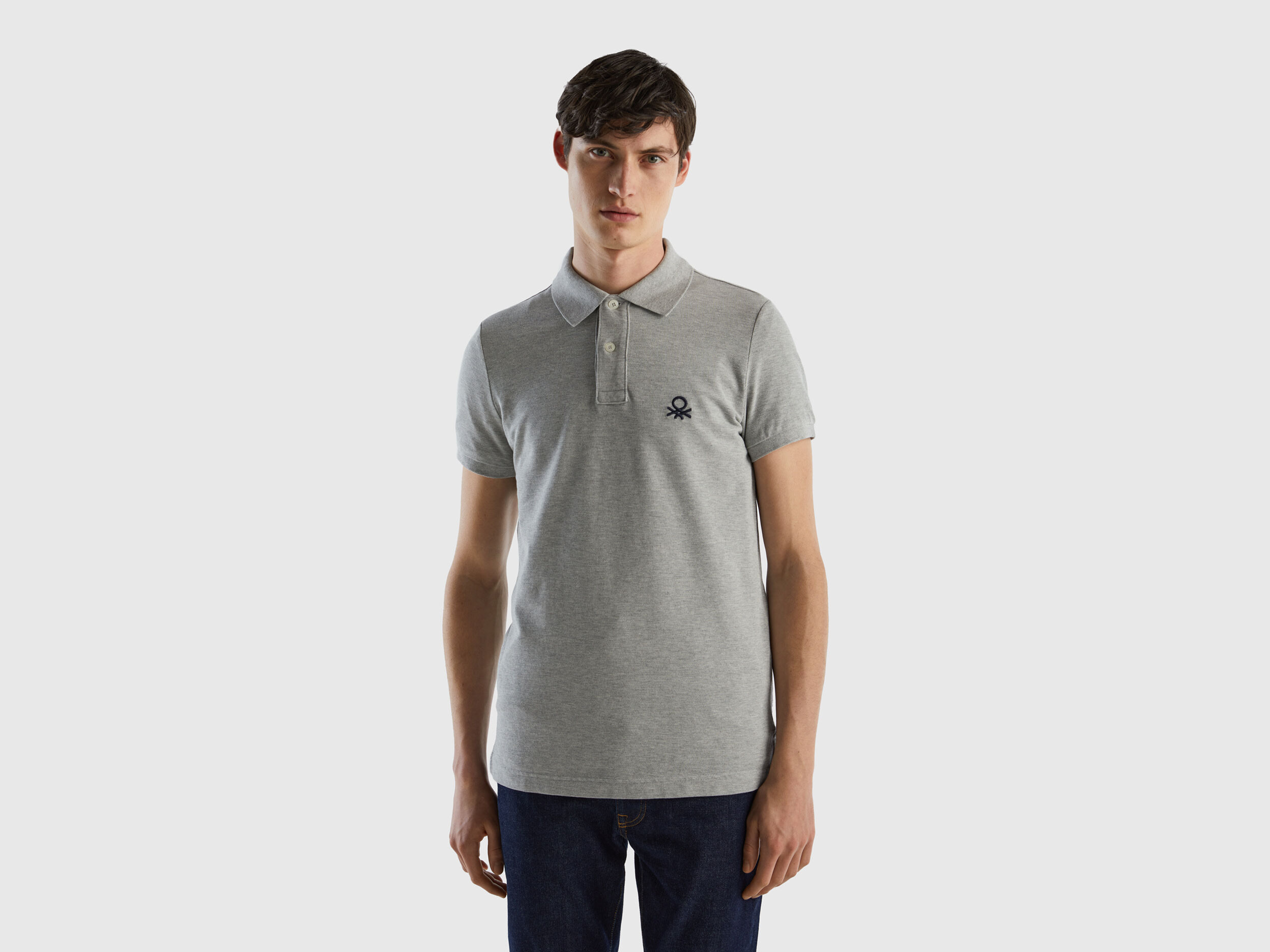 Benetton muscle fit polo top