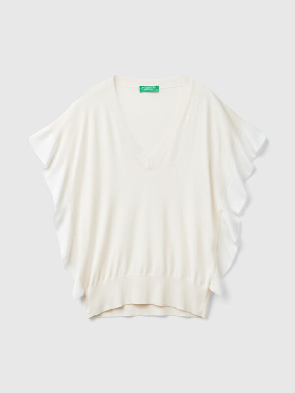 Sweater with draping Women