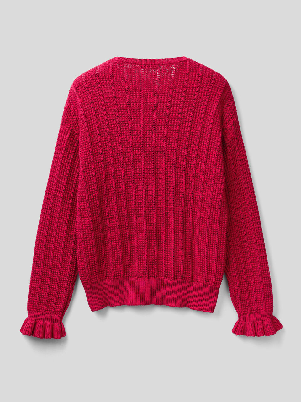 Sweater with rouches and braids image number 2