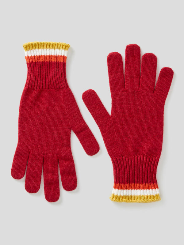 Cashmere blend gloves Women