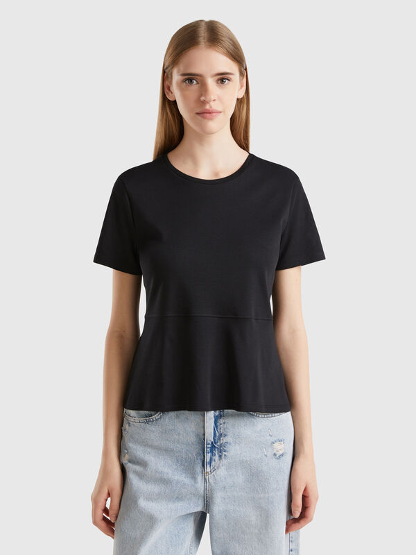 Slim fit t-shirt in organic cotton Women