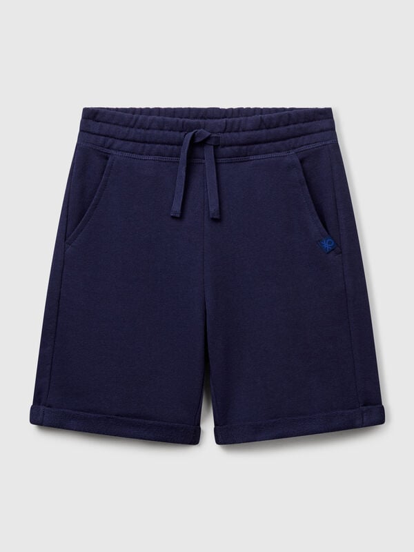 Bermudas in pure cotton sweat Junior Boy