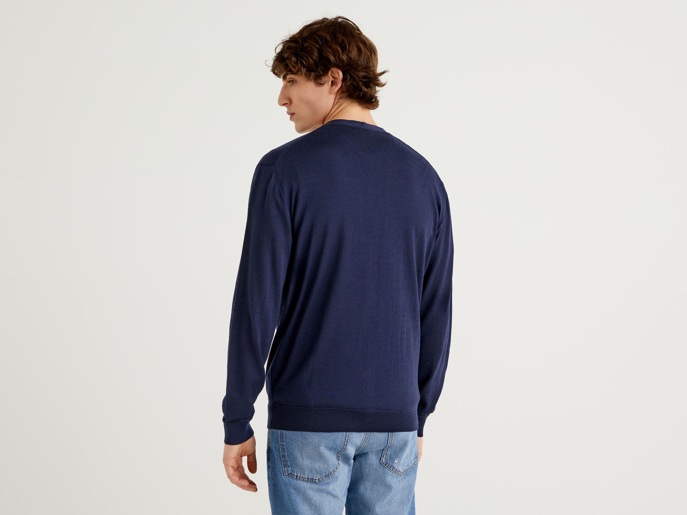 Cardigan in 100% Merino wool image number 2