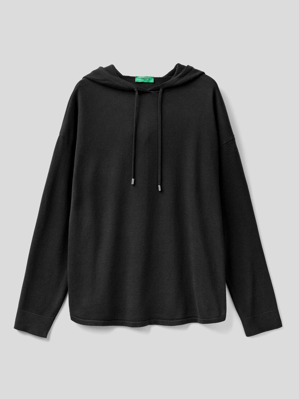 Sweater with hood in Modal® blend image number 1