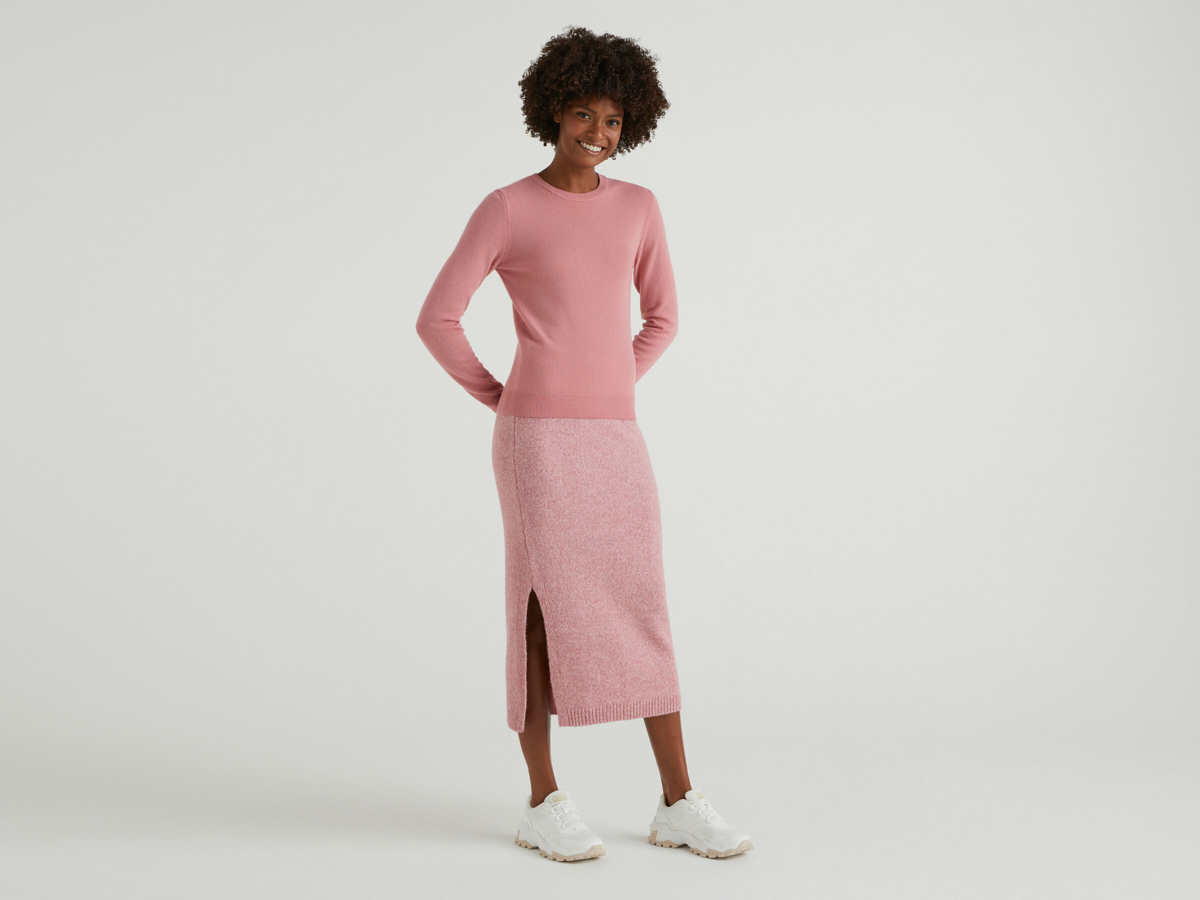Knit midi skirt image number 3