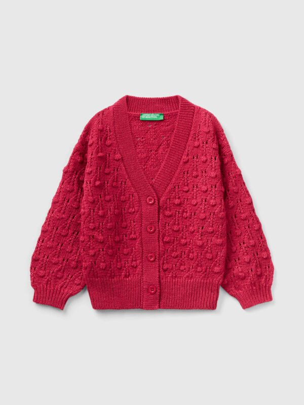 Knit cardigan with buttons Junior Girl