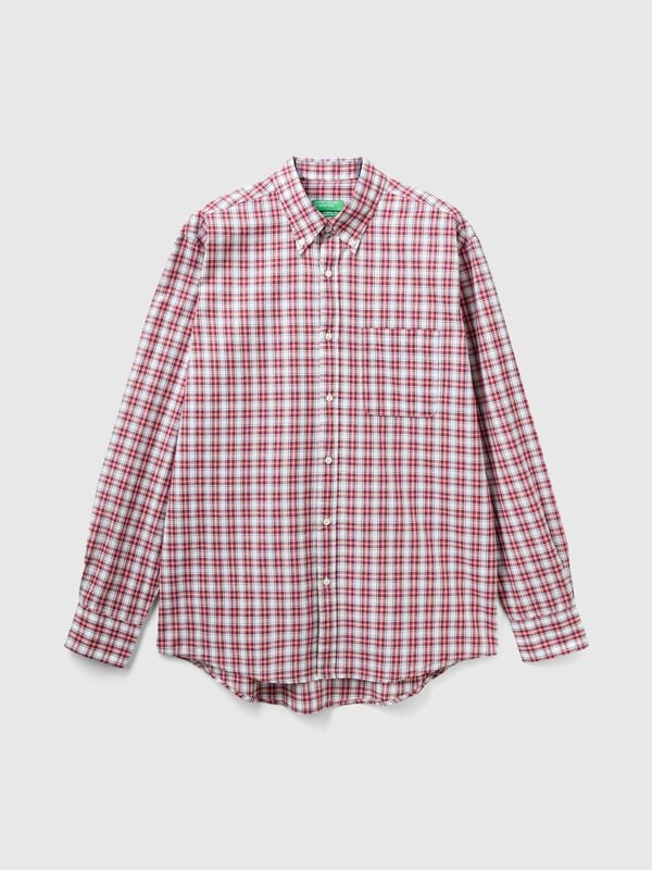 Check button-down shirt Check button-down shirt Men