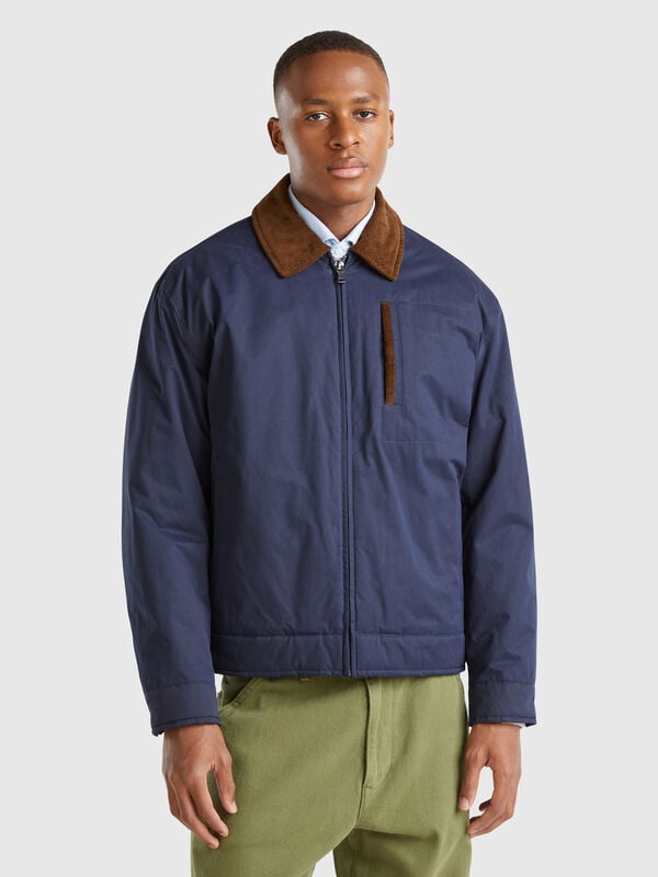 Jacket with check lining Men