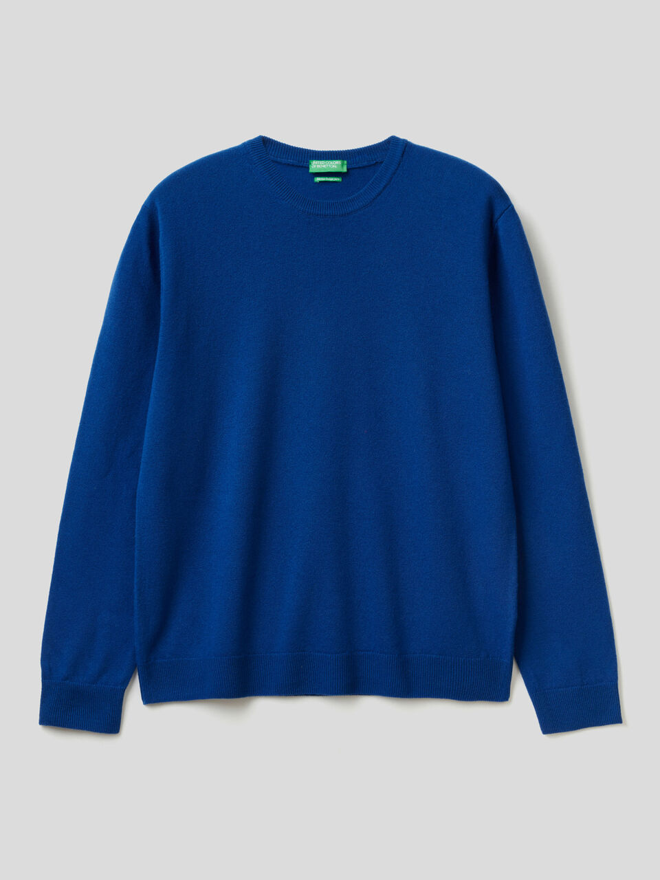 Crew neck sweater in pure virgin wool image number 1