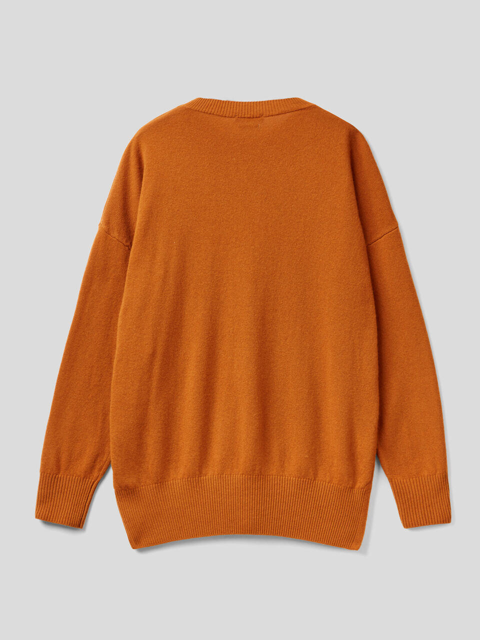 Oversized sweater with slits image number 2