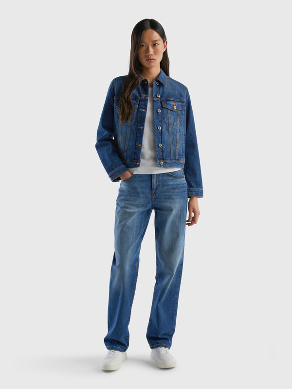 Five-pocket straight leg jeans Women