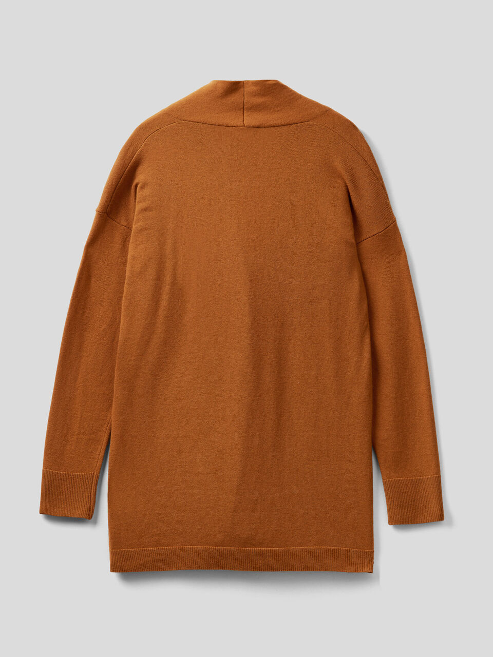 Cardigan in cashmere and wool blend image number 2