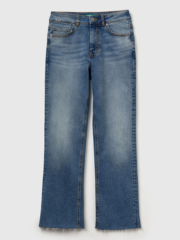Cropped cotton jeans  Cropped cotton jeans  Women