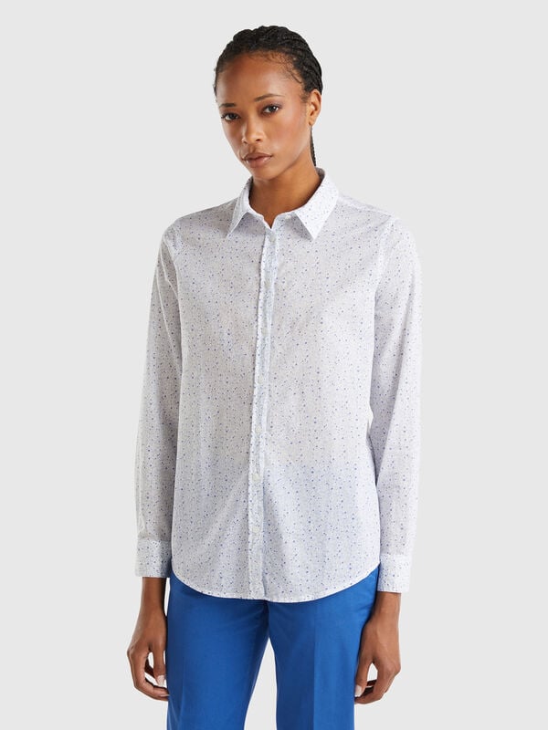 100% cotton patterned shirt Women