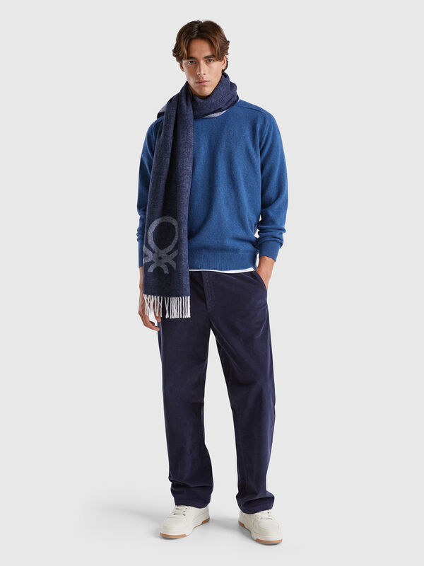 Velvet joggers with drawstring Men
