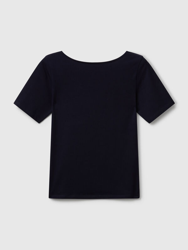 Slim fit reversible t-shirt Women