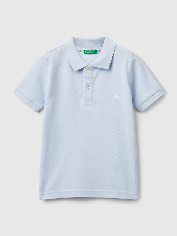 Short sleeve polo in pure cotton Junior Boy