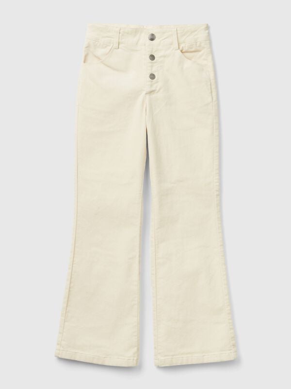 Flare fit velvet trousers  Junior Girl