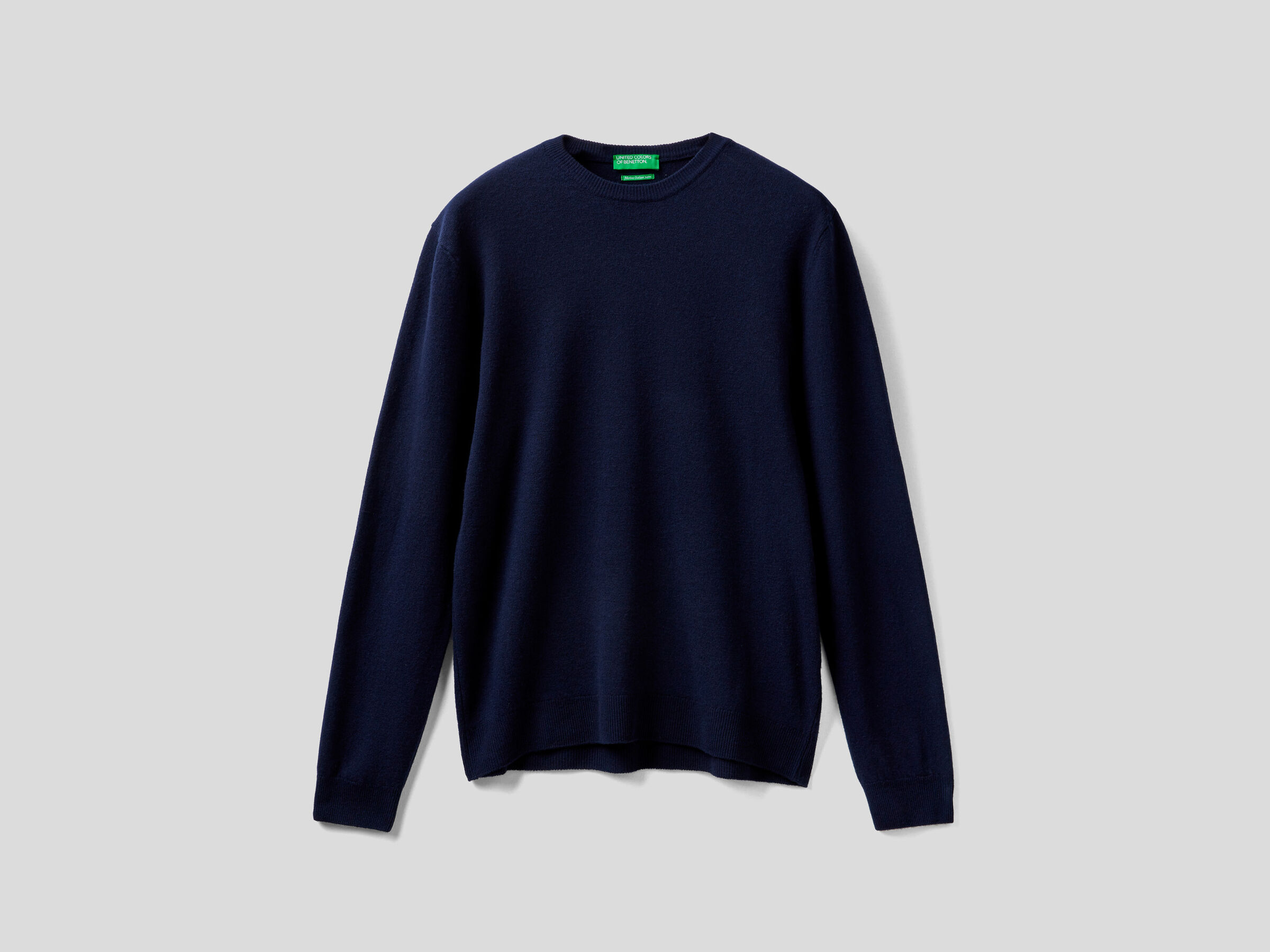 Crew neck sweater in pure virgin wool image number 5