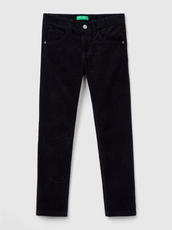 Slim fit stretch corduroy trousers Junior Boy